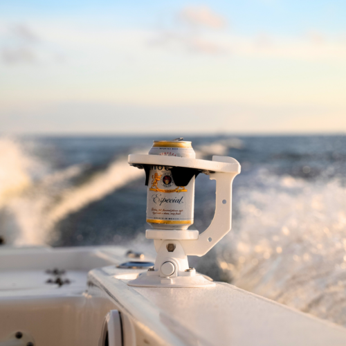 Universal 1-Cup Holder beyaz vakumlu bardaklığın teknede içecekle kullanımı